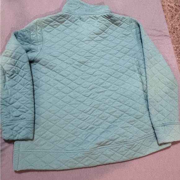 Modern Canvas Quilted Pullover in Light Blue Sz lg - Picture 4 of 4